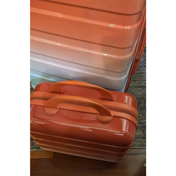 14"/20" 2 pcs/set in PC Spinner Wheel Luggage, Carry on Suitcase, With Gradient - Picture 11 of 16